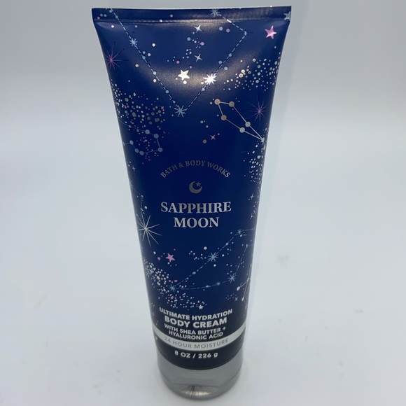 NEW! BATH BODY WORKS Shower Gel Ultimate Hydration Body Cream SAPPHIRE MOON $30 - Picture 5 of 9